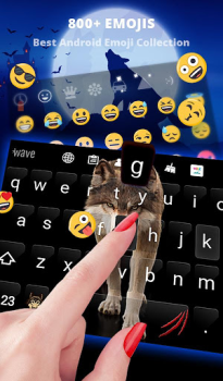 İndir Lone Wolf Wallpaper + Keyboard Özelleştirme Android için Ekran görüntüsü 3