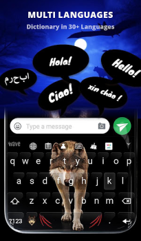İndir Lone Wolf Wallpaper + Keyboard Özelleştirme Android için Ekran görüntüsü 4
