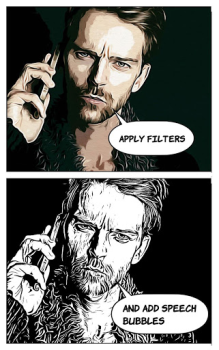 İndir Comica - fotoğrafları çizgi ro Fotoğraf Android için Ekran görüntüsü 3