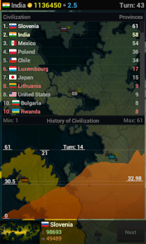 İndir Age of History Lite Stratejiler Android için Ekran görüntüsü 6