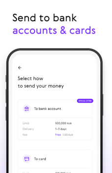 İndir Paysend: para transferi Finans Android için Ekran görüntüsü 4