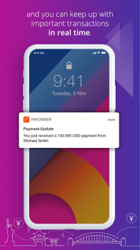 İndir Payoneer Finans Android için Ekran görüntüsü 5