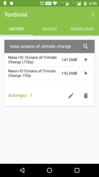 İndir TorrDroid - Torrent Downloader Araçlar Android için Ekran görüntüsü 3