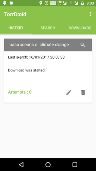 İndir TorrDroid - Torrent Downloader Araçlar Android için Ekran görüntüsü 4