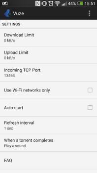 İndir Vuze Torrent Downloader Video oynatıcılar ve düzenleyiciler Android için Ekran görüntüsü 4