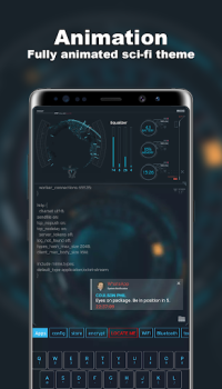 İndir Hacker System Launcher Özelleştirme Android için