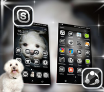İndir Cute Puppy Launcher Theme Özelleştirme Android için Ekran görüntüsü 5