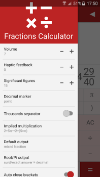 İndir Kesirler Hesap Makinesi Eğitim Android için Ekran görüntüsü 4
