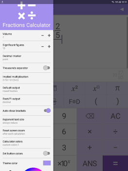 İndir Kesirler Hesap Makinesi Eğitim Android için Ekran görüntüsü 7