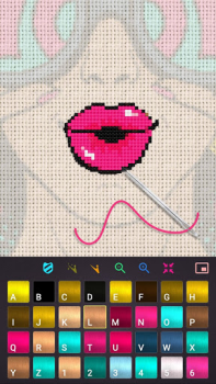 İndir Kanaviçe işi: Cross Stitch Bulmaca Oyunları Android için Ekran görüntüsü 2
