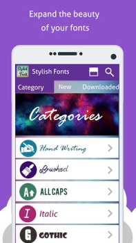 İndir Stylish Fonts Özelleştirme Android için Ekran görüntüsü 4