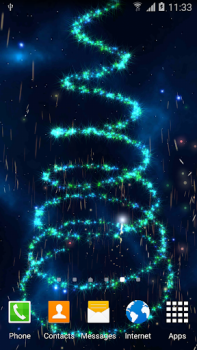 İndir 3D Christmas Tree Wallpaper Özelleştirme Android için Ekran görüntüsü 2