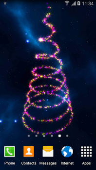 İndir 3D Christmas Tree Wallpaper Özelleştirme Android için Ekran görüntüsü 3