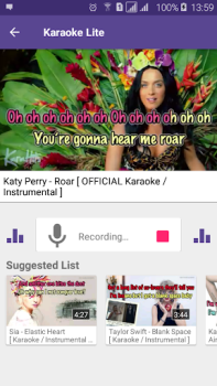 İndir Karaoke Lite: Sing & Record Eğlence Android için Ekran görüntüsü 3