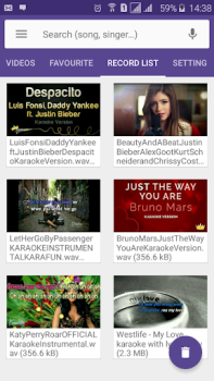 İndir Karaoke Lite: Sing & Record Eğlence Android için Ekran görüntüsü 5