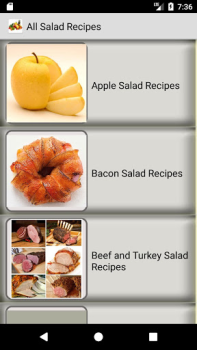 İndir All Salad Recipes Yiyecek & İçecek Android için