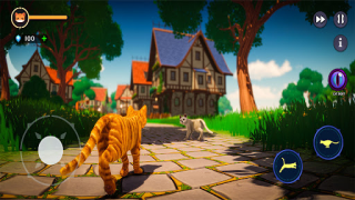 İndir Little Cat Kitty Big City 3D Rol yapma Android için Ekran görüntüsü 2