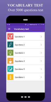 İndir English Grammar Test - Grammar Eğitim Android için Ekran görüntüsü 3