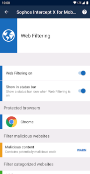 İndir Sophos Intercept X for Mobile Araçlar Android için Ekran görüntüsü 4