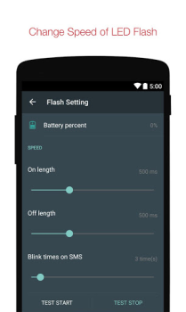 İndir Flash Alerts on Call and SMS Araçlar Android için Ekran görüntüsü 3