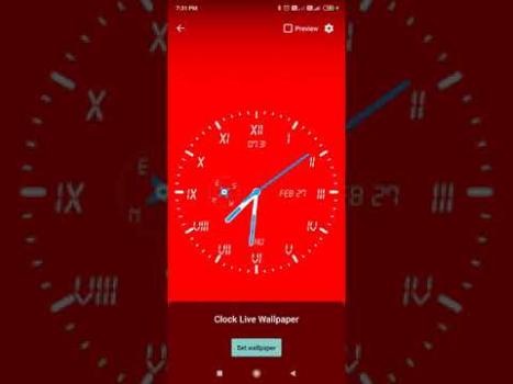 İndir Saat Canlı Duvar Kağıdı Araçlar Android için Ekran görüntüsü 8