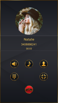 İndir Dark Theme Dialer Özelleştirme Android için Ekran görüntüsü 3