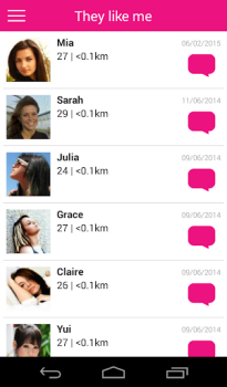 İndir DateMe - Hızlı ve Kolay Flört Flört Android için Ekran görüntüsü 4