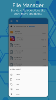 İndir 7Z: Zip 7Zip Rar File Manager Araçlar Android için Ekran görüntüsü 7