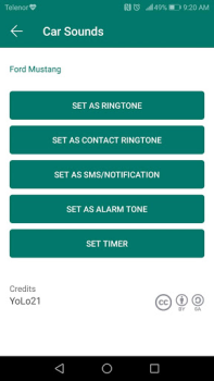 İndir Car Sounds Müzik ve Ses Android için Ekran görüntüsü 7