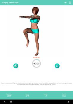 İndir Aerobics workout at home Sağlık & Fitness Android için Ekran görüntüsü 6