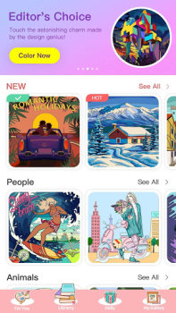 İndir Color Master: Coloring Games Eğlence Android için Ekran görüntüsü 2