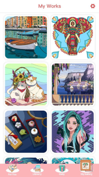 İndir Color Master: Coloring Games Eğlence Android için Ekran görüntüsü 5