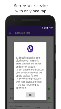 İndir SafeDroid Araçlar Android için Ekran görüntüsü 3