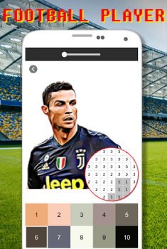 İndir Football Logo Coloring By Number Bulmaca Oyunları Android için Ekran görüntüsü 3