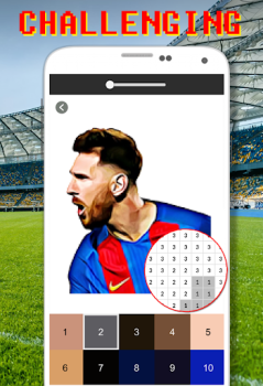 İndir Football Logo Coloring By Number Bulmaca Oyunları Android için Ekran görüntüsü 5