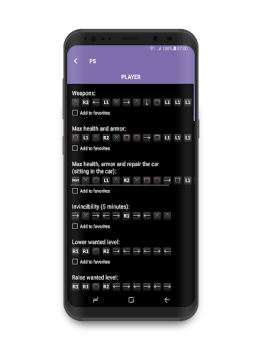 İndir Cheats for GTA 5 on PS/XBOX/PC Eğlence Android için Ekran görüntüsü 2
