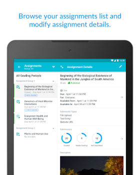 İndir Canvas Teacher Eğitim Android için Ekran görüntüsü 7