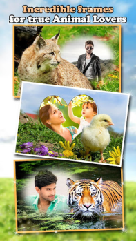İndir All Animals Photo Frames 🐅 Wildlife 🐈 Cute Pets Fotoğraf Android için Ekran görüntüsü 2