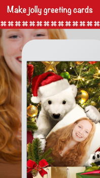 İndir Christmas Photo Frames & Cards Fotoğraf Android için Ekran görüntüsü 3