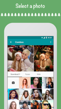 İndir Christmas Photo Frames & Cards Fotoğraf Android için Ekran görüntüsü 5