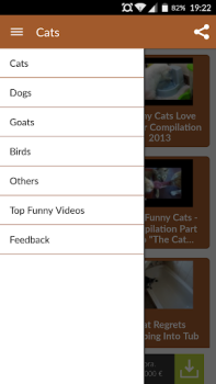 İndir Funny Animal Videos: Cats Dogs Eğlence Android için Ekran görüntüsü 5