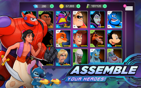 İndir Disney Heroes: Battle Mode Rol yapma Android için Ekran görüntüsü 2