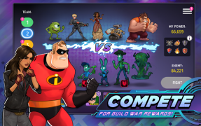 İndir Disney Heroes: Battle Mode Rol yapma Android için Ekran görüntüsü 6