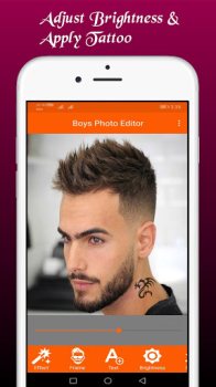 İndir Boys Photo Editor Fotoğraf Android için Ekran görüntüsü 5