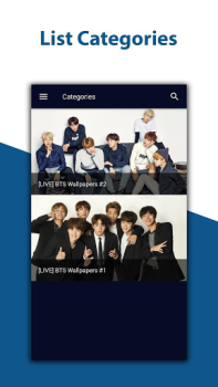 İndir BTS Live Wallpapers Özelleştirme Android için Ekran görüntüsü 2