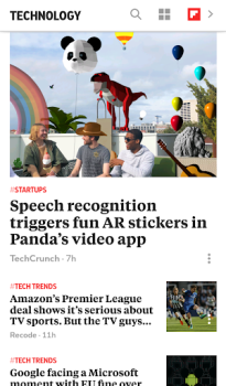 İndir Flipboard Briefing Haberler & Dergiler Android için Ekran görüntüsü 2
