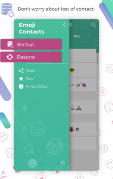 İndir Emoji Contact Maker İletişim Android için Ekran görüntüsü 5