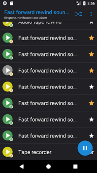 İndir Fast forward rewind sounds Müzik ve Ses Android için Ekran görüntüsü 2