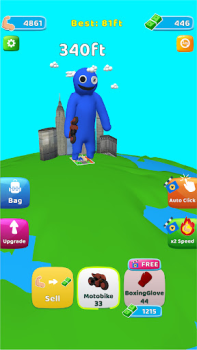 İndir Kahraman Kaldırma Ustası 3D Gündelik Android için Ekran görüntüsü 6
