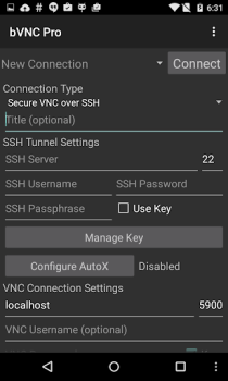 İndir bVNC: Secure VNC Viewer İş Android için Ekran görüntüsü 2